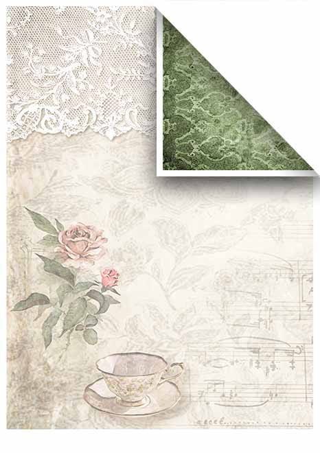 Papier do scrapbookingu Lace dreams A4 ITD SCRAP-06
