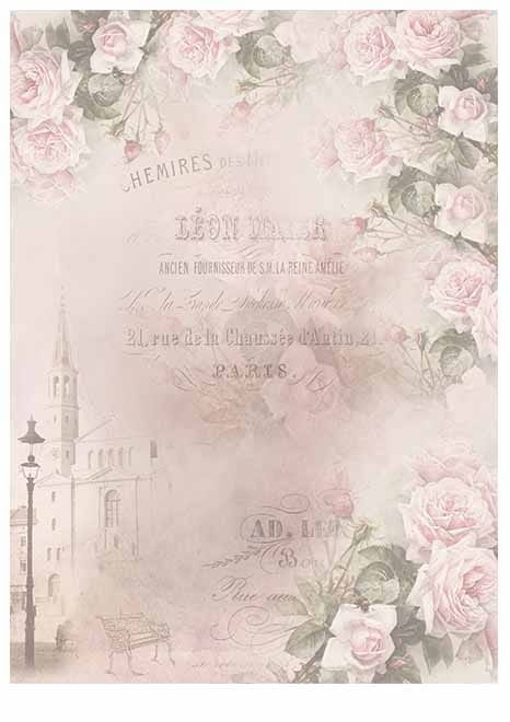 Papier do scrapbookingu Lace dreams A4 ITD SCRAP-06