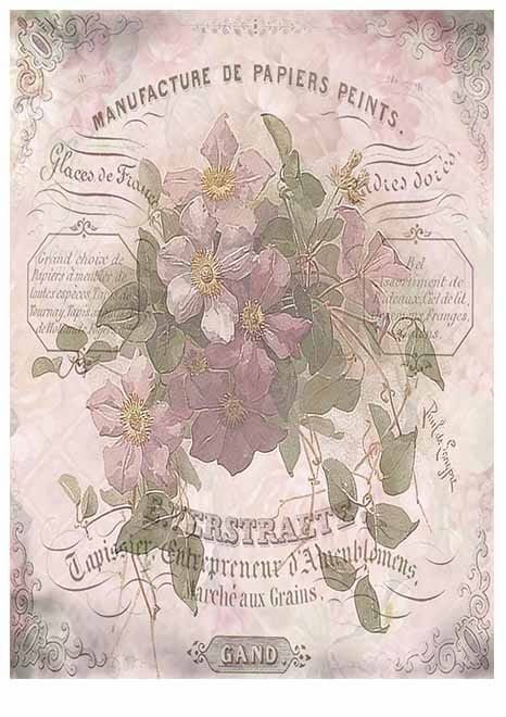 Papier do scrapbookingu Lace dreams A4 ITD SCRAP-06