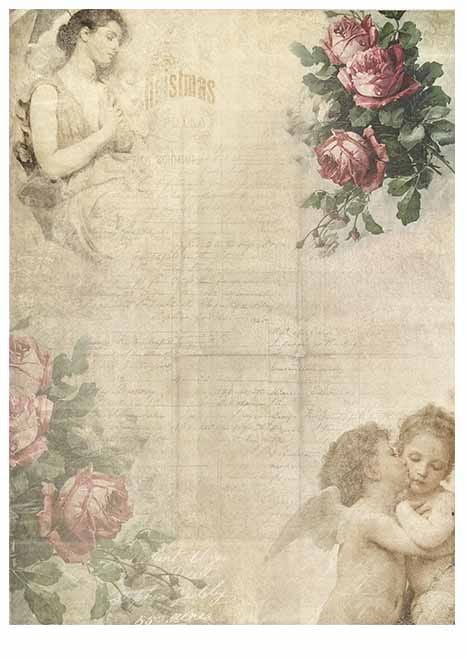 Papier do scrapbookingu Lace dreams A4 ITD SCRAP-06