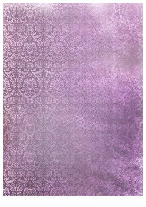 Papier do scrapbookingu Purple rhapsody A4 ITD SCRAP-13