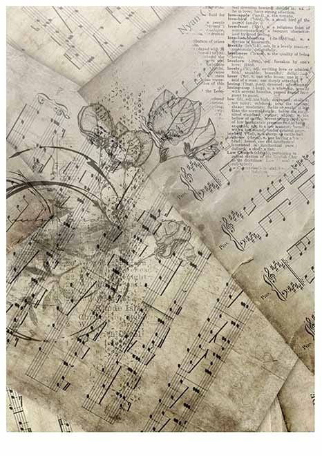 Papier do scrapbookingu Purple rhapsody A4 ITD SCRAP-13