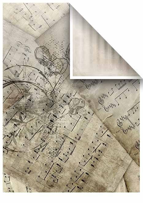 Papier do scrapbookingu Purple rhapsody A4 ITD SCRAP-13