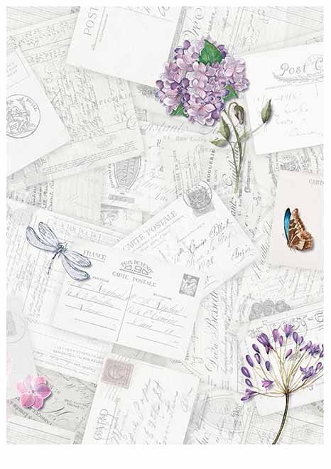 Papier do scrapbookingu Purple rhapsody A4 ITD SCRAP-13