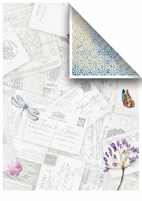 Papier do scrapbookingu Purple rhapsody A4 ITD SCRAP-13