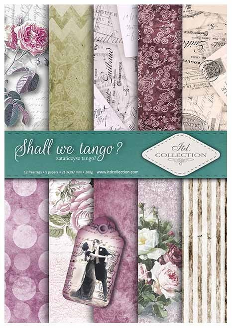 Papier do scrapbookingu Shall we Tango A4 ITD SCRAP-17