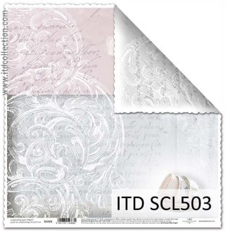 Papier do scrapbookingu dwustronny 30x30cm ITD SCL503