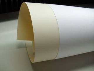 Papier wizytówkowy/fakturowany ELFENBENS 10ark A3 - gładki kremowy