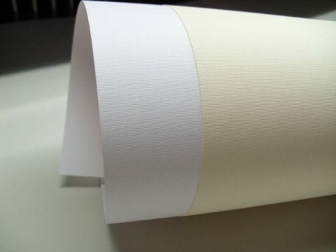 Papier wizytówkowy/fakturowany ELFENBENS 20ark A4 - ryps kremowy