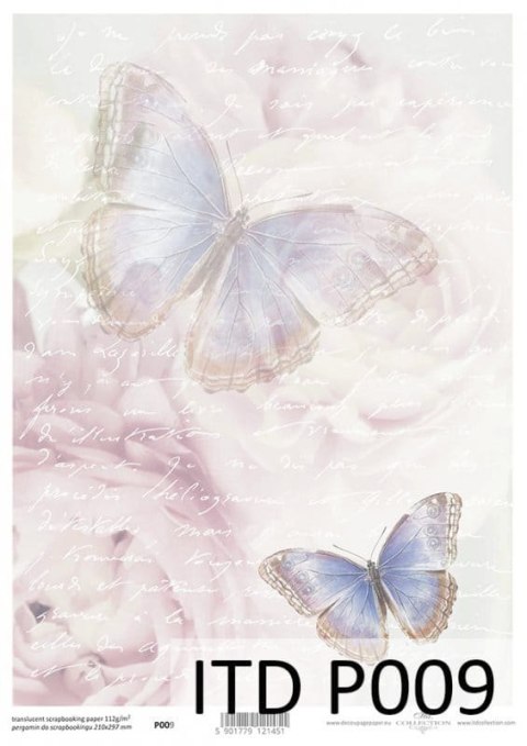 Pergamin do scrapbookingu ITD P009