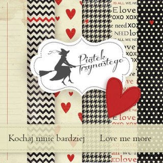 Piątek Trzynastego Kochaj mnie bardziej, 12x12" 30x30cm - P13-74