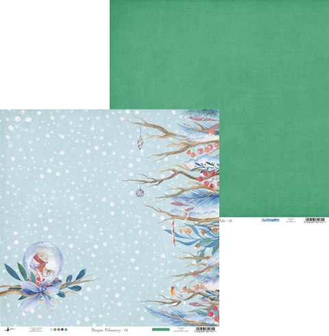 Piątek Trzynastego Papier Nort Pole Biegun Północny 01 30x30cm - P13-185