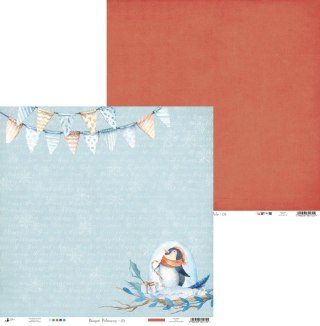 Piątek Trzynastego Papier Nort Pole Biegun Północny 03 30x30cm - P13-187