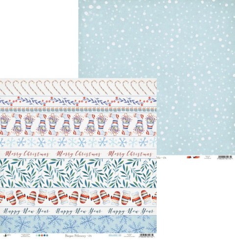 Piątek Trzynastego Papier Nort Pole Biegun Północny 04 30x30cm - P13-188