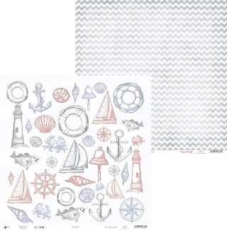 Piątek Trzynastego Papier Off shore II 07 30x30cm - P13-305