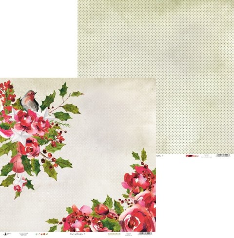 Piątek Trzynastego Papier Rosy Cosy Christmas 01, 12x12" 30x30cm - P13-314