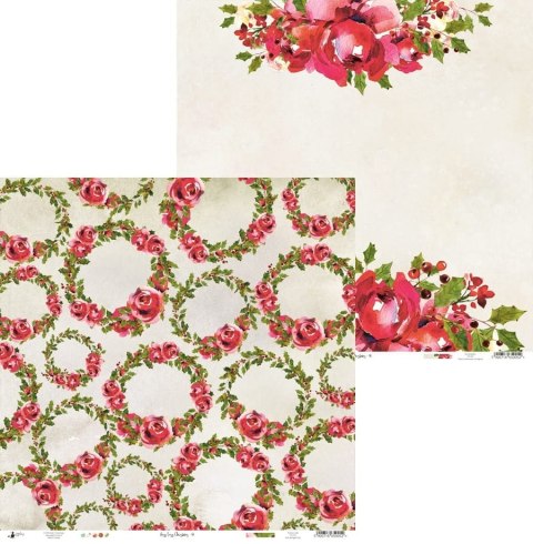 Piątek Trzynastego Papier Rosy Cosy Christmas 06, 12x12" 30x30cm - P13-319