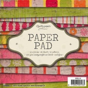 Studio Light - bloczek 15x15cm - 36 papierów PPSL10