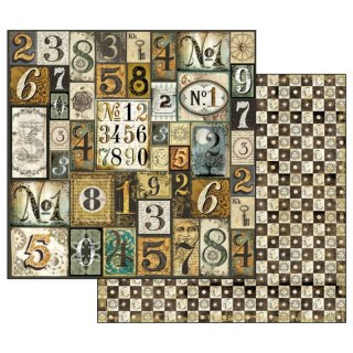 Zestaw 10 szt, papierów do scrapbookingu 30x30cm Alchemy SBBL34