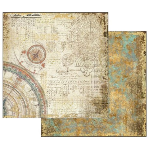 Zestaw 10 szt, papierów do scrapbookingu 30x30cm Alchemy SBBL34