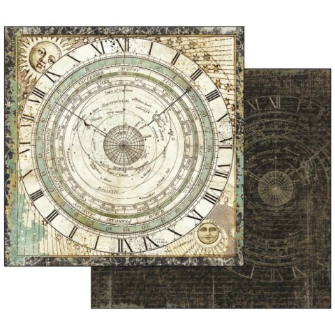 Zestaw 10 szt, papierów do scrapbookingu 30x30cm Alchemy SBBL34