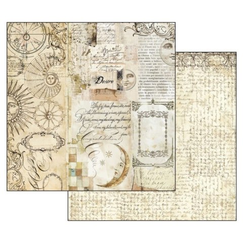 Zestaw 10 szt, papierów do scrapbookingu 30x30cm Alchemy SBBL34