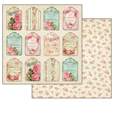 Zestaw 10 szt, papierów do scrapbookingu 30x30cm Stamperia SBBL04