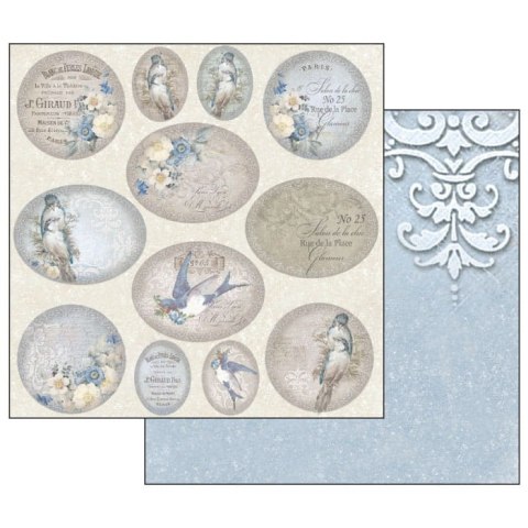 Zestaw 10 szt, papierów do scrapbookingu 30x30cm Stamperia SBBL13
