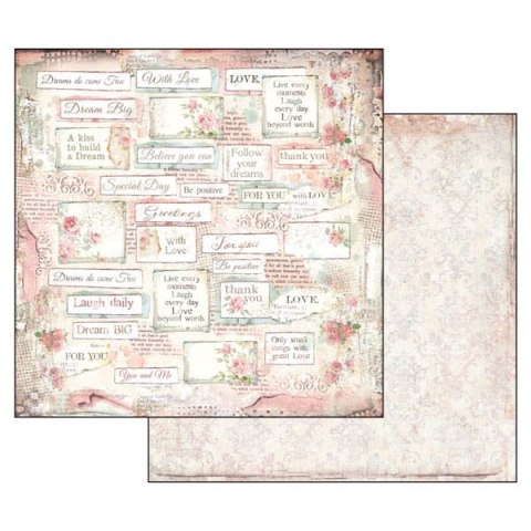 Zestaw 10 szt, papierów do scrapbookingu 30x30cm Stamperia SBBL27