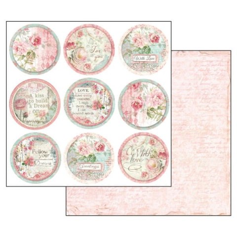 Zestaw 10 szt, papierów do scrapbookingu 30x30cm Stamperia SBBL27