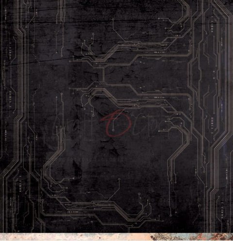 AGE OF TECHNOLOGY - 05 - dwustronny papier 30,5x30,5cm [CC-AT-F07-05]