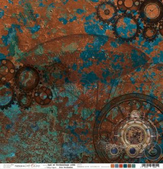 AGE OF TECHNOLOGY - 06 - dwustronny papier 30,5x30,5cm [CC-AT-F07-06]