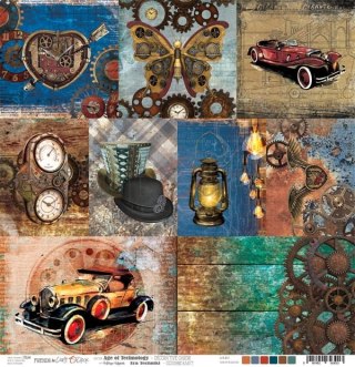 AGE OF TECHNOLOGY - arkusz z OZDOBNYMI KARTAMI [CC-PL-AT-F07]