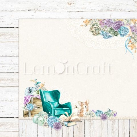 Autumn Twilight 03 - Dwustronny papier do scrapbookingu - Lemoncraft LEM-ATWIL03