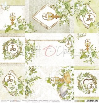 CC CELEBRATE MOMENTS - arkusz z OZDOBNYMI KARTAMI - KOMUNIA [CC-PL-CM-30K]