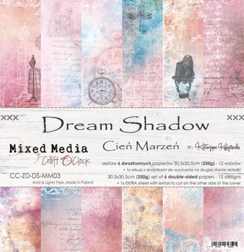CC DREAM SHADOW - zestaw papierów 30,5x30,5cm [CC-ZD-DS-MM03]