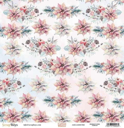 Cotton Winter - 04 - dwustronny papier 30,5x30,5cm [COWI-04]