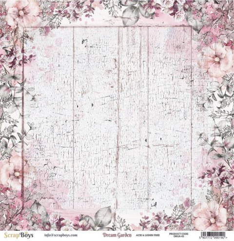 Dream Garden - 02 - dwustronny papier 30,5x30,5cm [DRGA-02]