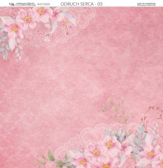 Galeria Papieru Papier do scrapbookingu 30x30cm Odruch serca 03 OS03