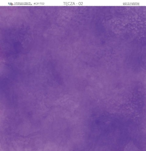 Galeria Papieru Papier do scrapbookingu 30x30cm Tęcza 02 T02