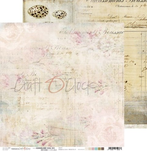 HUMMINGBIRD SONG - 04- dwustronny papier 30,5x30,5cm [CC-HS-F06-04]