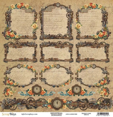 Industrial Romance - 06 - dwustronny papier 30,5x30,5cm [INRO-06]