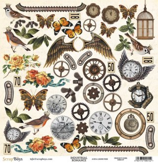 Industrial Romance - 07 - dwustronny papier 30,5x30,5cm [INRO-07]