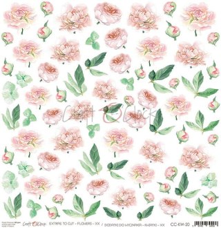 KWIATKI - XX - arkusz dodatków do wycięcia [CC-KW-20]