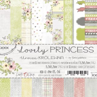 LOVELY PRINCESS - zestaw papierów 15,25x15,25cm [CC-ZPM-LPG-24A]