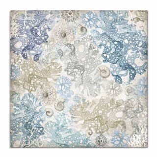 Papier do scrapbookingu 30x30cm Stamperia ARCTIC OKRĄGŁE DEKORY SBB734