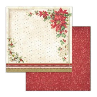 Papier do scrapbookingu 30x30cm Stamperia CHRISTMAS GWIAZDA BETLEJEMSKA SBB705