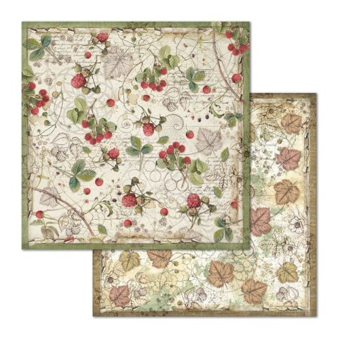 Papier do scrapbookingu 30x30cm Stamperia FOREST - LEŚNE RUNO