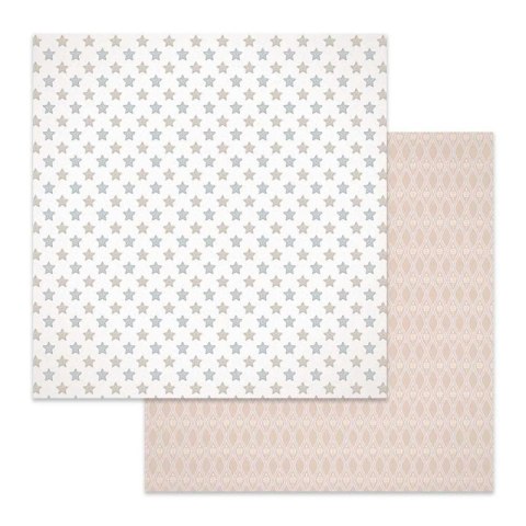 Papier do scrapbookingu 30x30cm Stamperia WINTER STAR - TŁO GWIAZDKOWE SBB622
