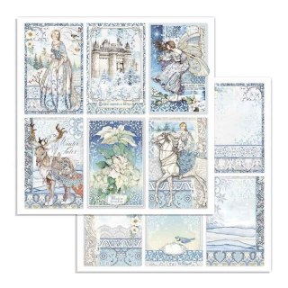 Papier do scrapbookingu 30x30cm Stamperia WINTER TALES 6 KART SBB722